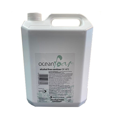 Ocean Foam Alcohol Free Hand Sanitiser 5 Litre