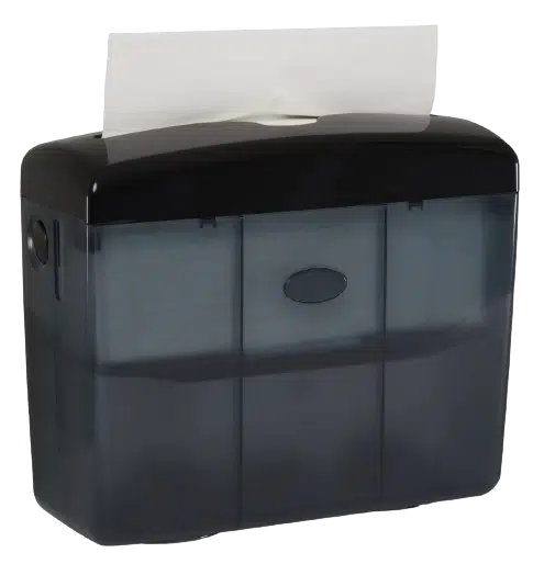 Black Table Top Hand Towel Dispenser