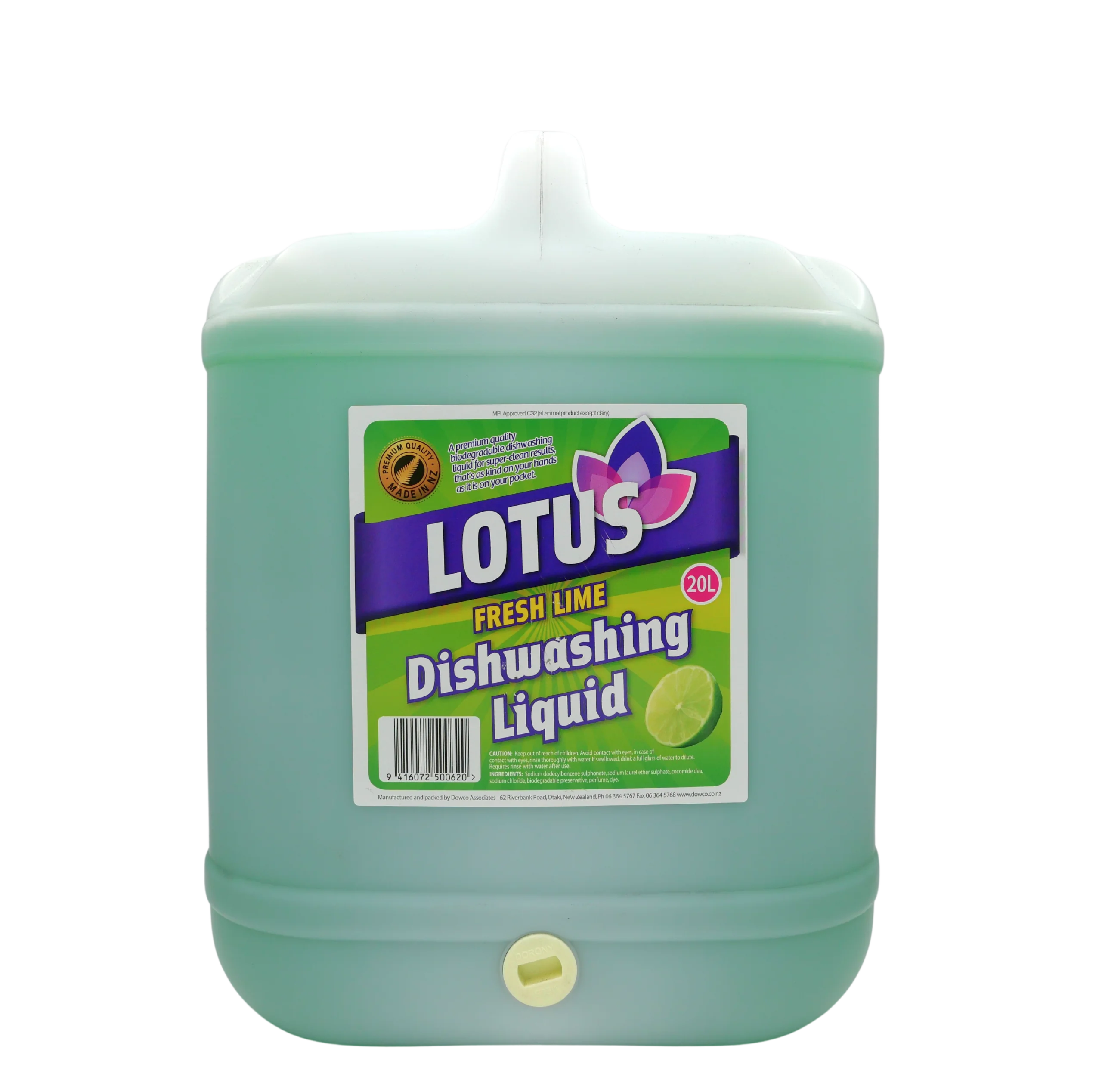 Lotus Lime Dishwashing Liquid - 20L