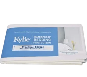 Kylie, Draw Sheet Single - Waterproof Bedding Protection