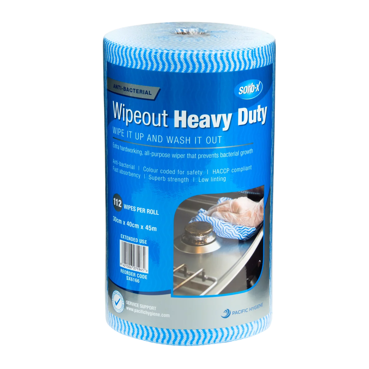 Sorb-X Wipeout Heavy Duty - Blue (SX6166)