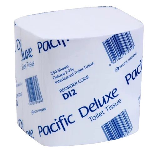 Pacific Deluxe Interleaved Tissue 2-Ply 250 Sheets