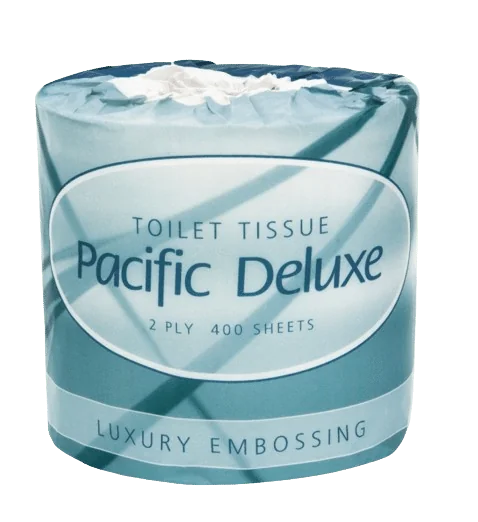 Pacific Deluxe Roll Toilet Tissue 2-Ply 400 Sheets