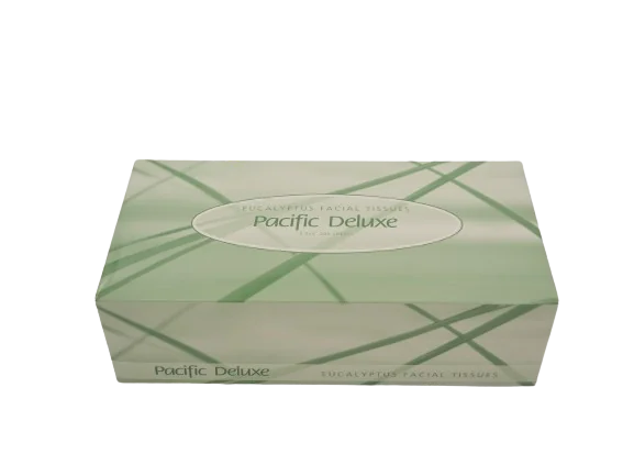 Pacific Deluxe Facial Tissue with Eucalyptus, 2 Ply - FSC (DEF200)