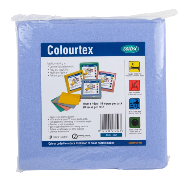 Sorb-X Colourtex Textile Wiper - Blue (SX6404)