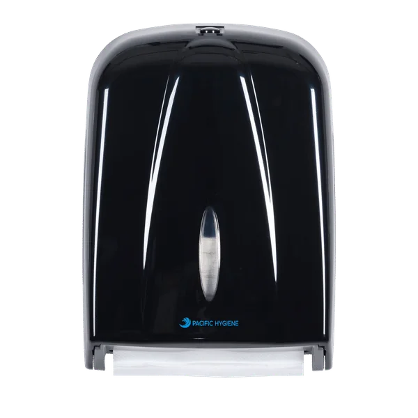 Pacific Hygiene Trim Hand Towel Dispenser - Black (D54B)
