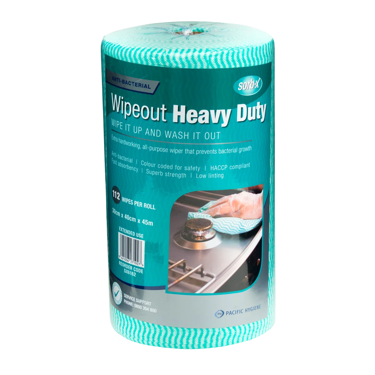 Sorb-X Wipeout Heavy Duty - Green (SX6162 EACH)