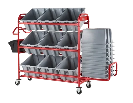 Rubbermaid Tote Picking Cart Storage Bracket