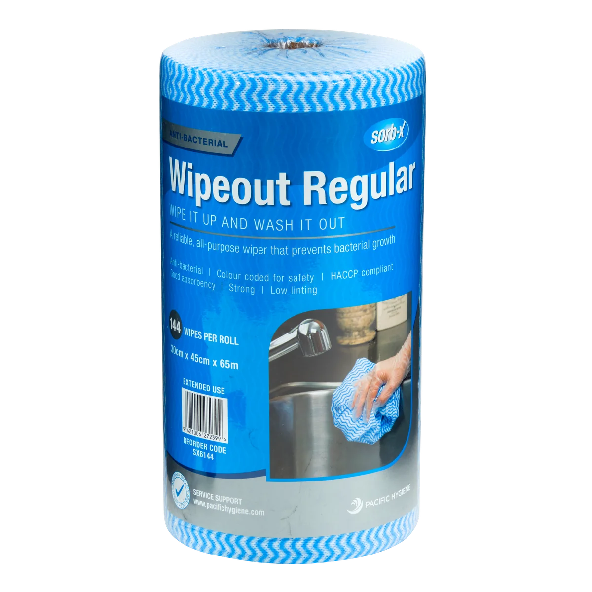 Sorb-X Wipeout Regular - Blue (SX6144 EACH)