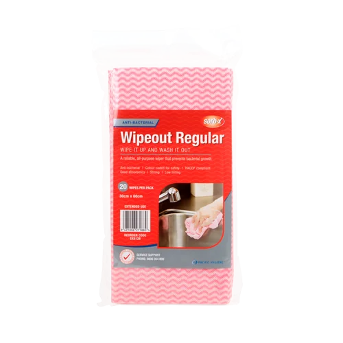 Sorb-X Wipeout Pack Regular - Red (SX6128 EACH)
