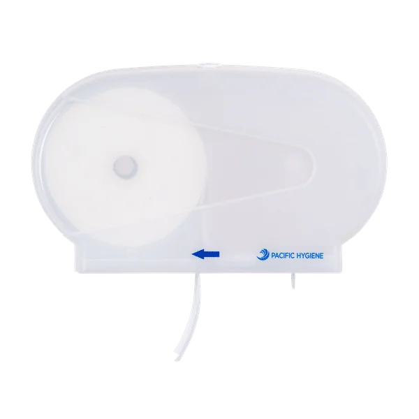 Pacific Hygiene Double Mini Jumbo Dispenser White (D34W)