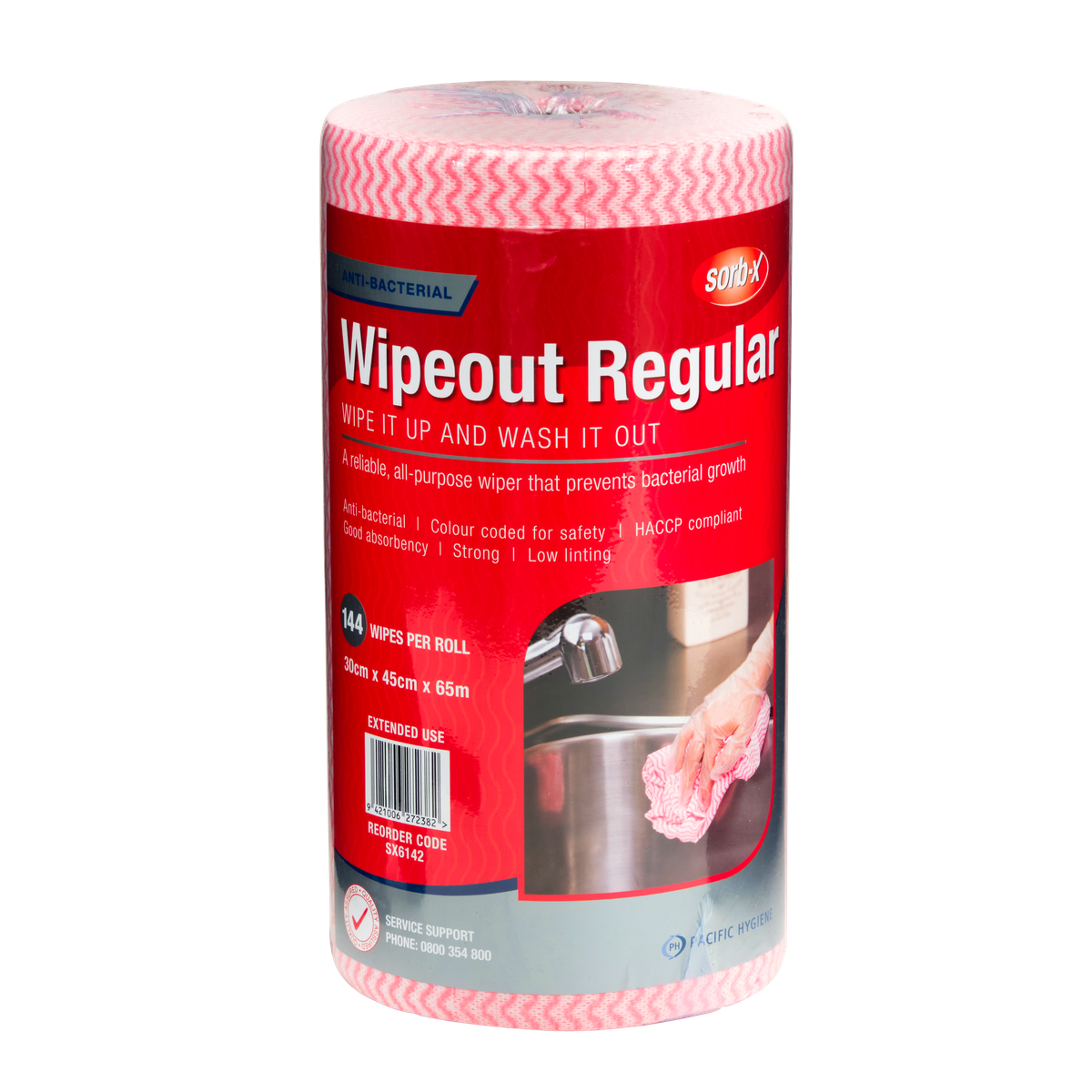 Sorb-X Wipeout Regular - Red (SX6142)