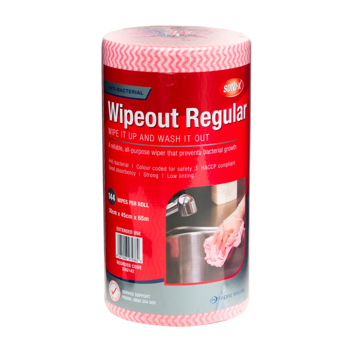 Sorb-X Wipeout Regular - Red (SX6142)