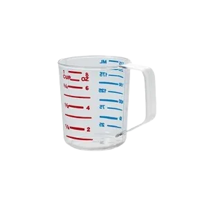 Rubbermaid BOUNCER? Cup, Measuring Cup, 236ml, Clear (RCP-FG321000CLR)