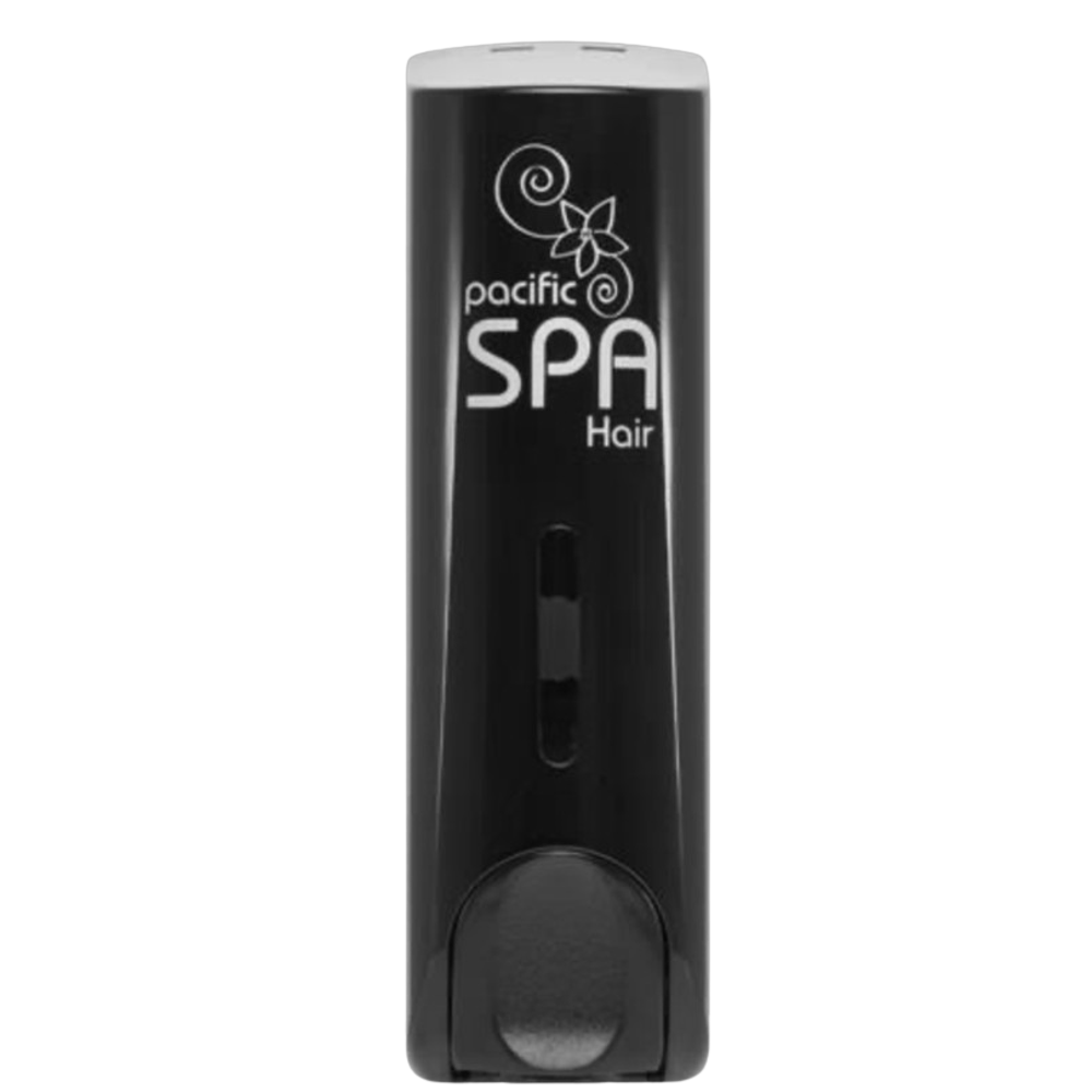 Pacific Spa 350ml Black Dispenser Hair Shampoo (D350B-Hair)