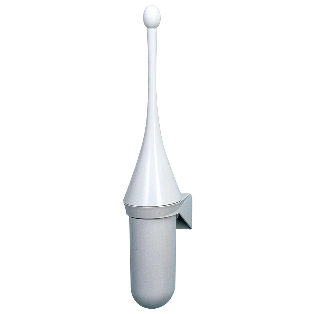 Toilet Brush - Wall Mounted, White